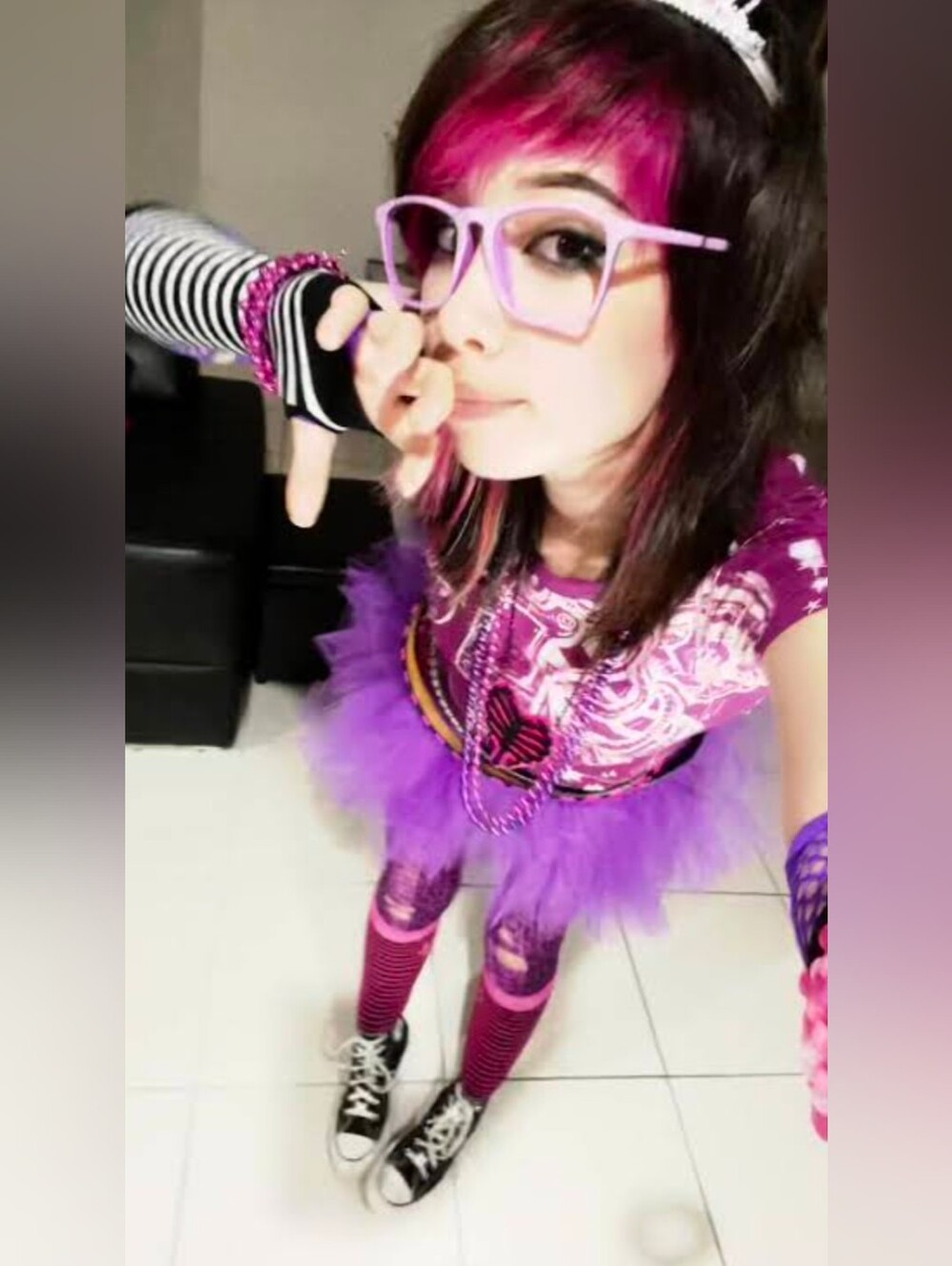 Scene Queen Purple Tutu Skirt